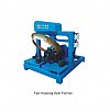 Blower crust flanging machine