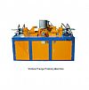 Blower crust flanging machine